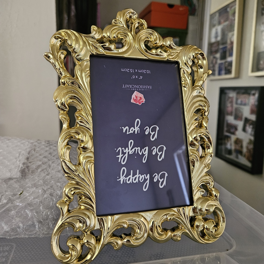 Gold Ornate Picture Frame